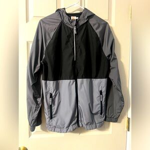 Wonder nation Wind Resistant Rain Gray/black jacket boys XXL